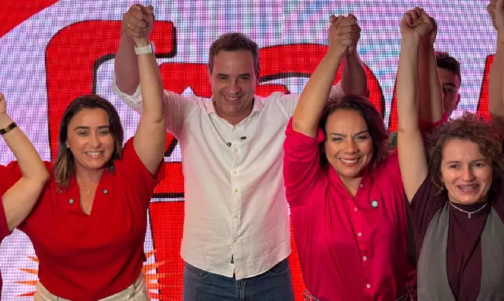 Com Larissa de vice, Cadu de Lula se fortalece mais em Mossoró e repete aliança nacional