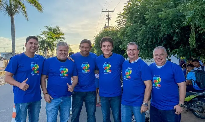 Deputado Robinson Faria participa da 1ª Caminhada pelo Autismo em Poço Branco e anuncia emenda para a AMECA