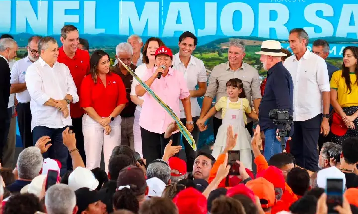 FÁTIMA, CADU, RAFAEL E SAMANDA: TIME DE LULA UNIDO NO RN NA CHEGADA DAS ÁGUAS DO SÃO FRANCISCO
