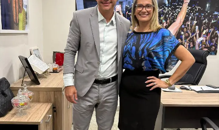 Romeika é recebida por Kleber Rodrigues e reforça apoio de seu grupo político em Jundiá