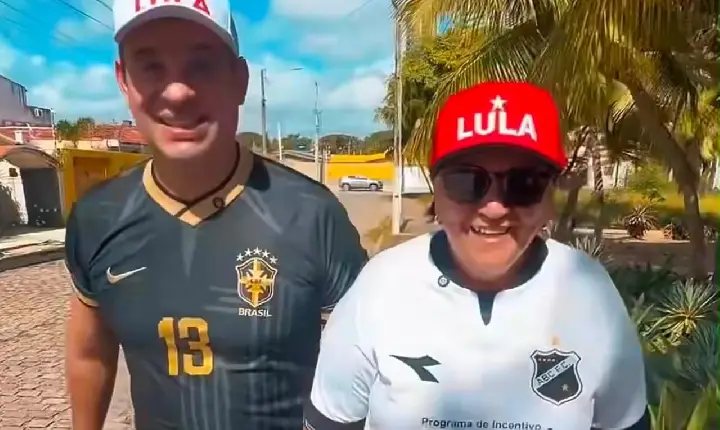 Fátima recebe Cadu de Lula em tradicional caminhada de domingo