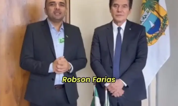Prefeito Rafael Matias cumpre agenda em Brasília e garante investimentos para São Bento do Trairi com deputado Robinson Faria
