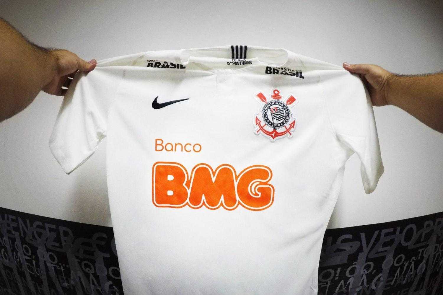 Banco BMG é o novo patrocinador máster do Corinthians; contrato é de dois anos