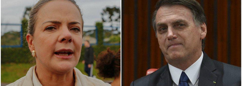 Brasil só tem a perder com esta intervenção na Venezuela, diz Gleisi sobre decisão de Bolsonaro