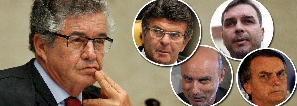 CASO QUEIROZ-BOLSONARO: MARCO AURÉLIO DIZ QUE DECISÃO DE FUX VAI 'AO LIXO'