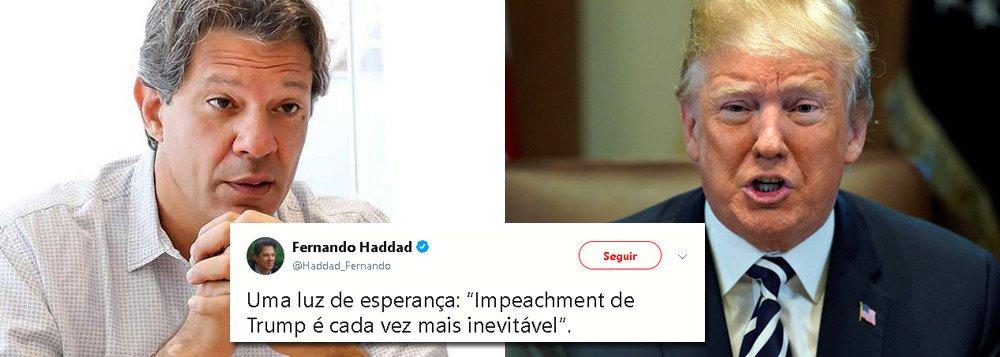 Haddad vê possível queda de Trump como uma luz de esperança