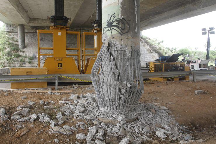 Ministério da Infraestrutura avalia situação de pontes e viadutos atacados no Ceará