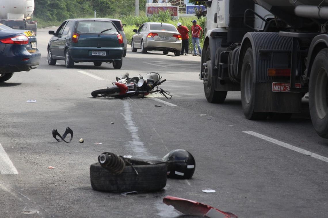 Número de motociclistas mortos em acidentes diminui nas vias de Fortaleza