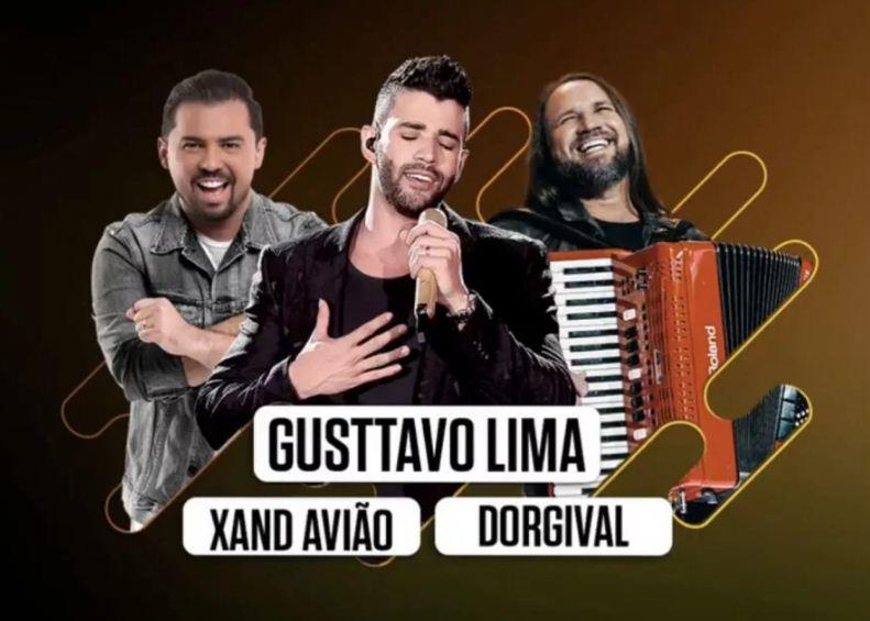 Gusttavo Lima recebe Xand Avião e Dorgival no Buteco em Natal