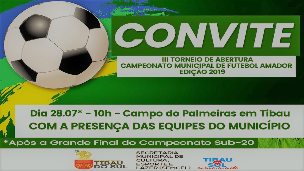 GRANDE FINAL DO CAMPEONATO SUB 20 DE TIBAU DO SUL ACONTECE NESTE DOMINGO (28) NO CAMPO DO PALMEIRAS