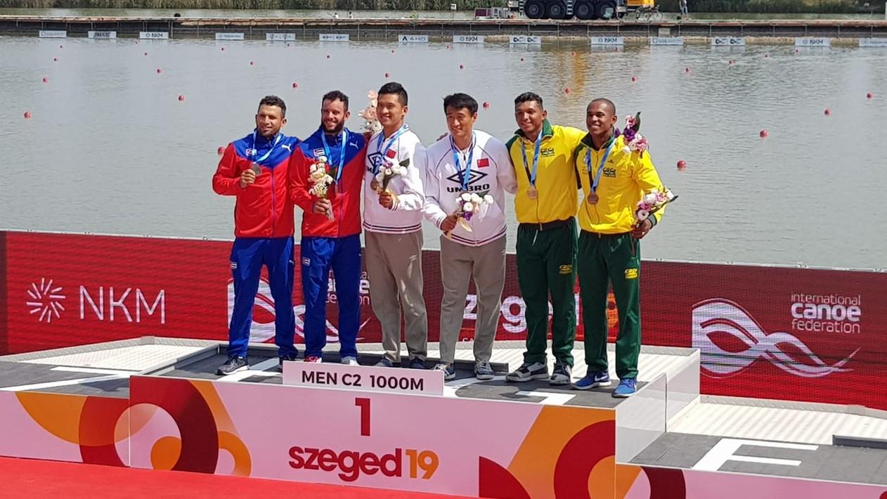 Ascensão meteórica! Chineses que bateram Erlon e Isaquias nunca tinham disputado um Mundial