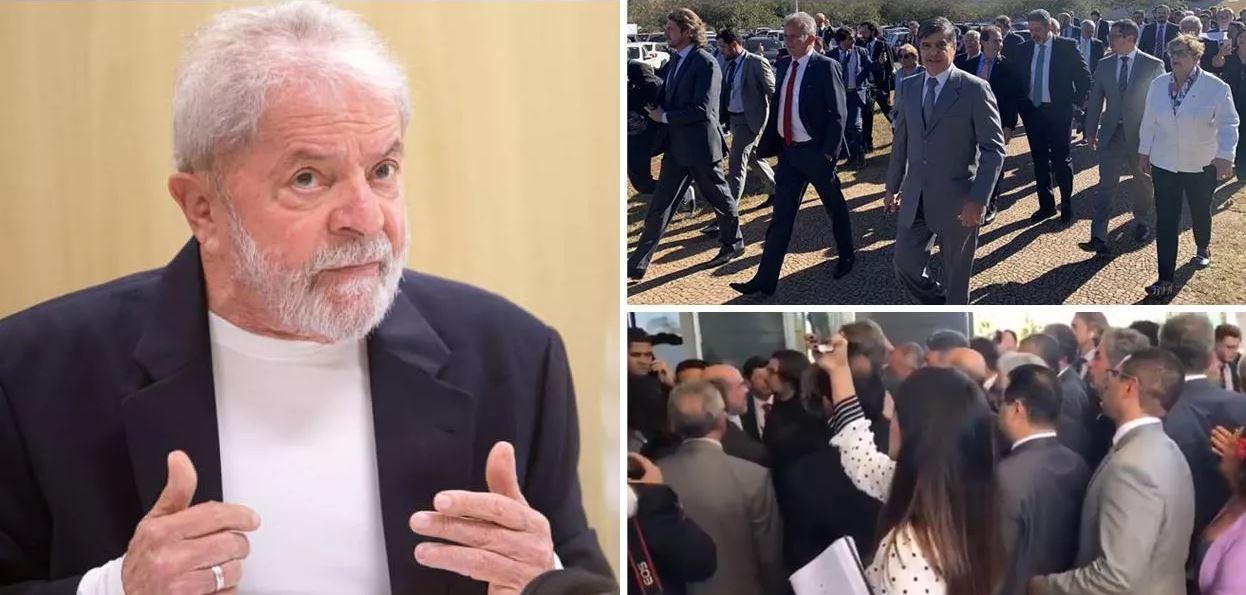 Dezenas de deputados e senadores vão ao STF debater transferência de Lula