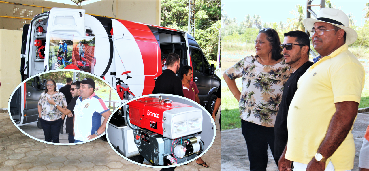 PREFEITA DE GEORGINO AVELINO PARTICIPA DE MOSTRA DE MOTORES NO TERMINAL DA BARRAGEM