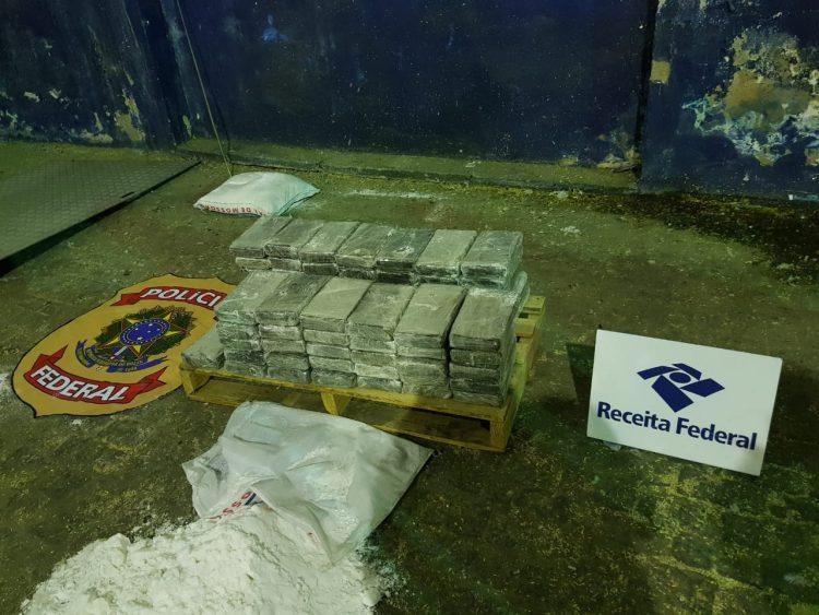 Autoridades apreendem 70 kg de cocaína no porto de Natal