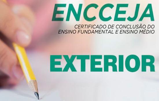 Provas do Encceja Exterior serão aplicadas domingo em 12 países