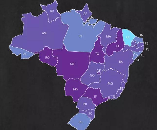 Em 8 meses, assassinatos no Brasil caem 22%; mapa mostra índice nacional de homicídios atualizado até agosto