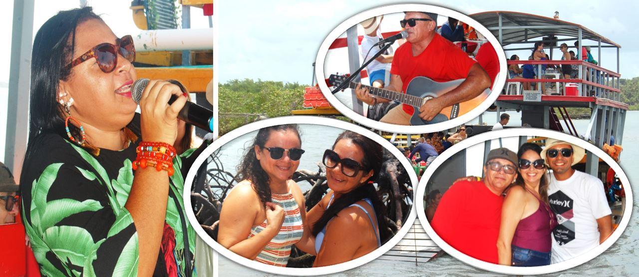 FERIADÃO É MARCADO PELO PASSEIO DE CATAMARÃ PELAS ÁGUAS DA LAGUNA GUARAÍRAS