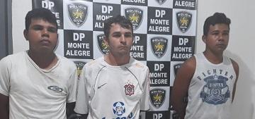 Polícias Civil e Militar prendem homens suspeitos de integrarem grupo criminoso na região de Monte Alegre e Vera Cruz