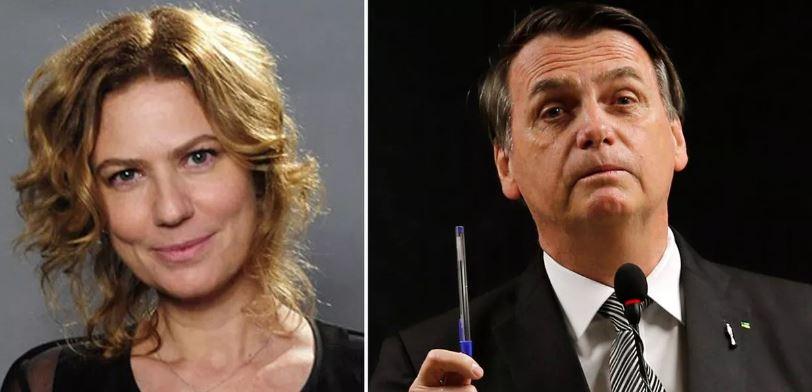 Patrícia Pillar corrige o noticiário machista: é Bolsonaro quem não acompanha Michelle em cirurgia