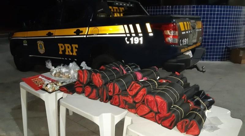 PRF apreende grande quantidade de semijoias no interior do RN, no valor de R$ 62 mil