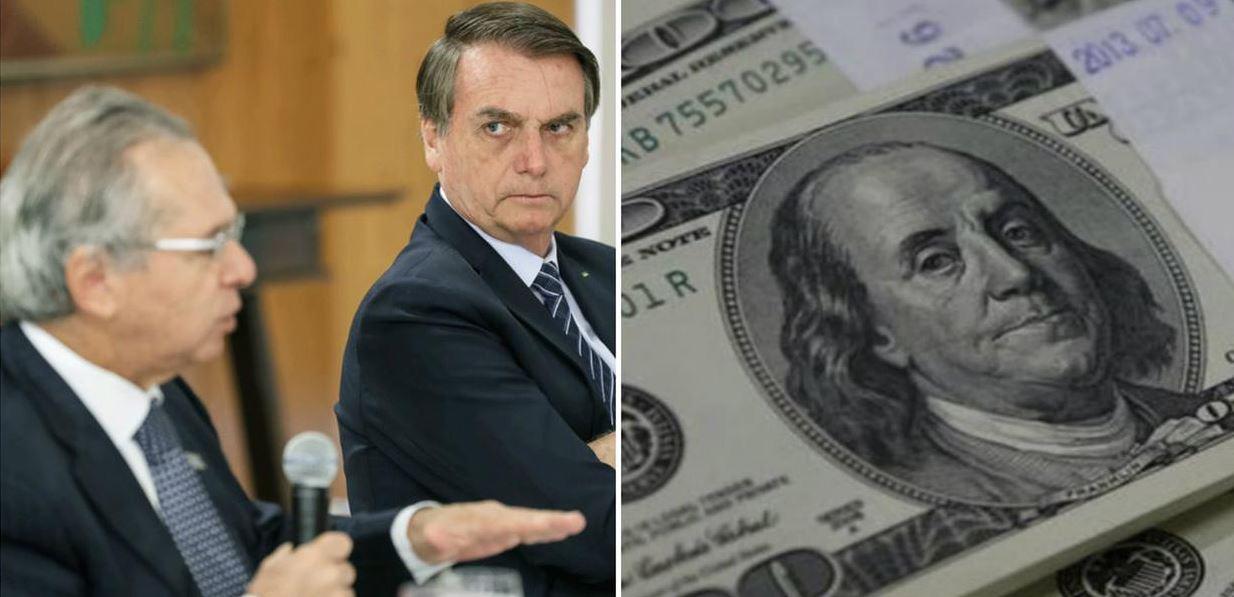 Dólar bate recorde histórico com desconfiança na economia