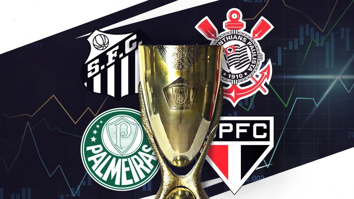 Favorito? Quarta força? Veja como Corinthians, Palmeiras, Santos e São Paulo começam o Paulistão