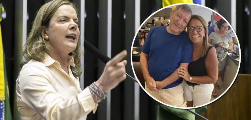 Gleisi expõe casal que a agrediu e será processado