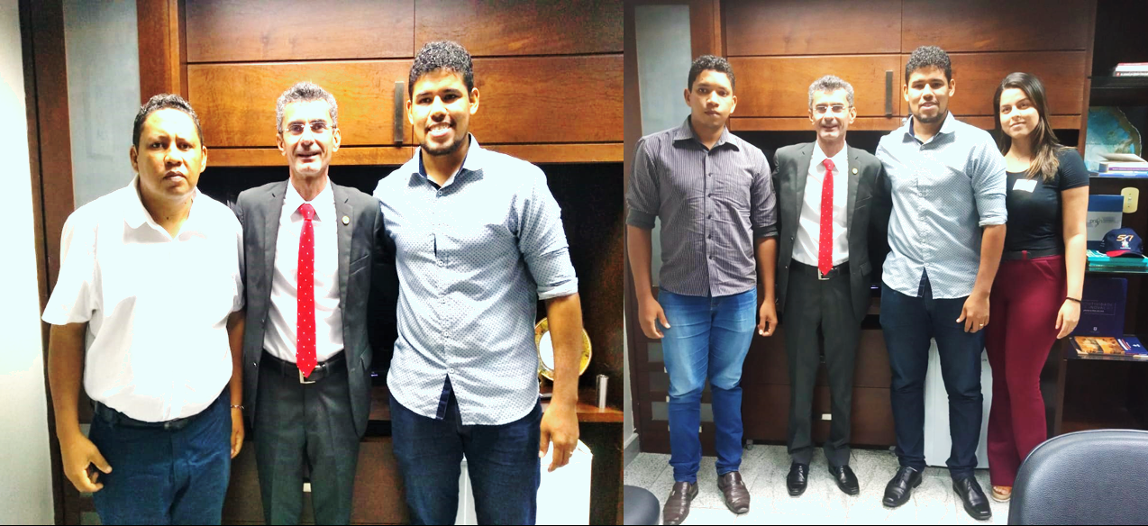 VEREADOR ELIAS RODRIGUES JUNTAMENTE COM DIRIGENTES DO PT, TIVERAM ENCONTRO COM O DEPUTADO ESTADUAL FRANCISCO DO PT QUE FORMA A BASE DO GOVERNO DO ESTADO