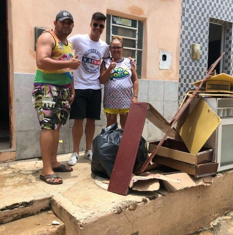 Volante do Afogados ajuda família no sertão de Pernambuco