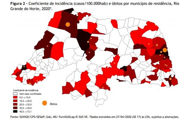 35% das cidades do RN têm casos confirmados de coronavírus; veja lista