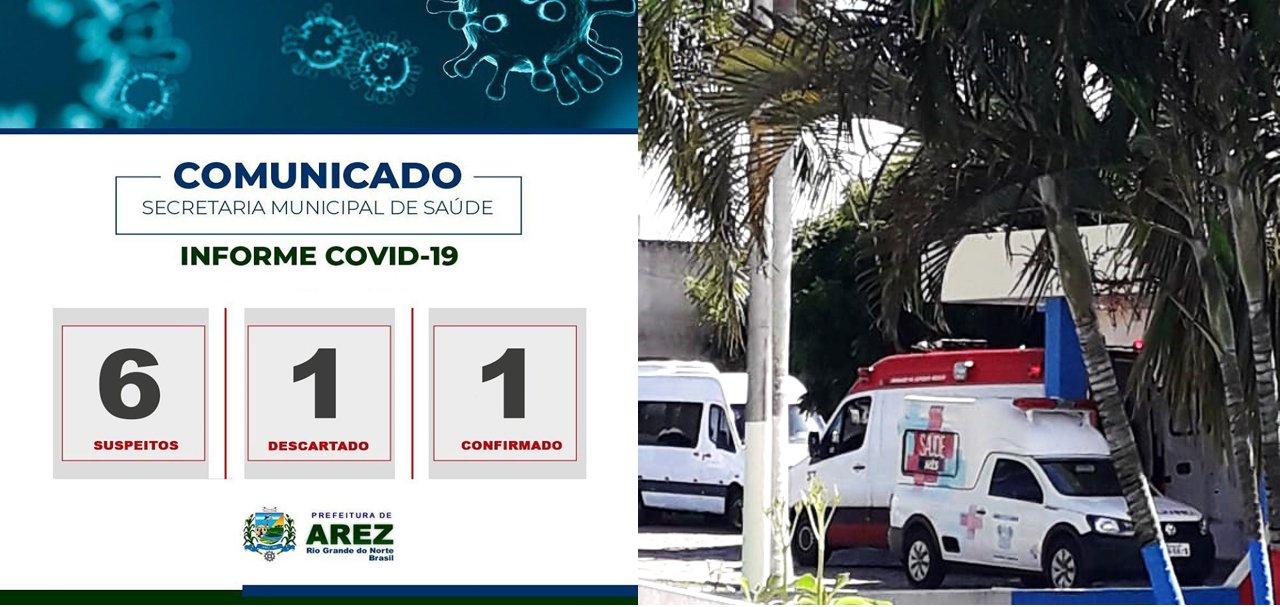 AREZ REGISTRA 1º CASO CONFIRMADO DO NOVO CORONAVÍRUS NA CIDADE E NÚMERO DE SUSPEITOS AUMENTA