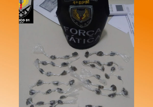 Adolescente é apreendido com drogas em Natal