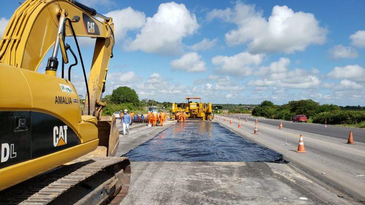 Obras de duplicação da Reta Tabajara são intensificadas