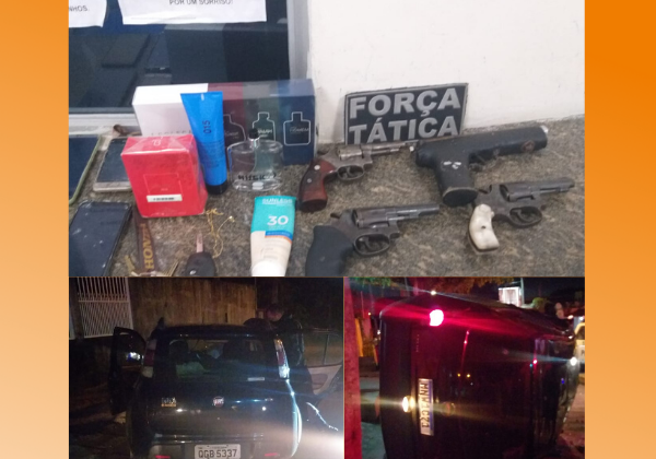 Polícia Militar prende quadrilha de assaltantes de carros na grande Natal