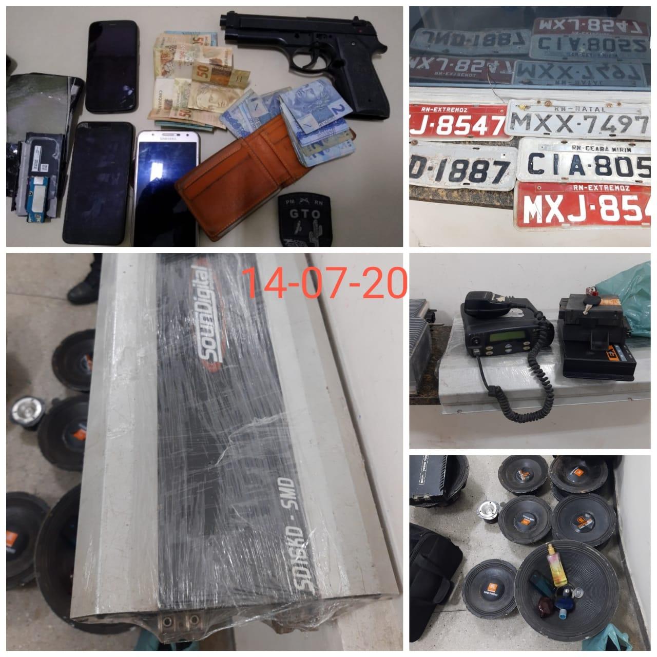 Dupla foi presa nesta terça (14) por assalto praticado no Domingo em Touros