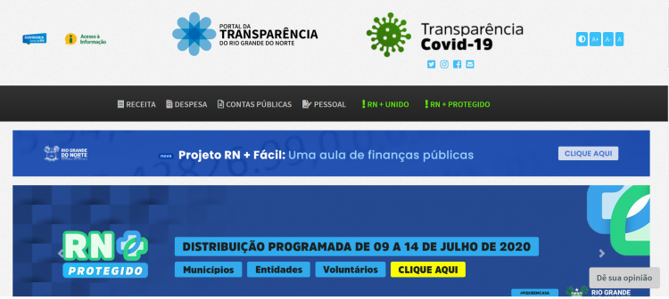 Governo lança “RN em Foco” e divulgará números detalhados da contabilidade do Estado