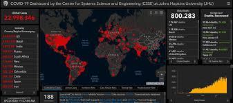 Mundo supera as 800 mil mortes por coronavírus, aponta Universidade Johns Hopkins