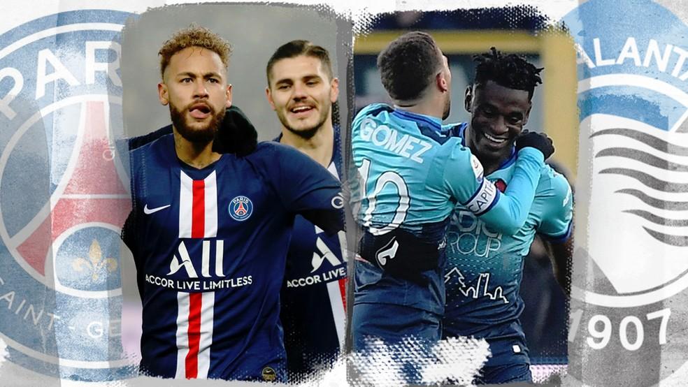 Sensação x favorito: Atalanta e PSG inauguram Champions em modo Copa do Mundo