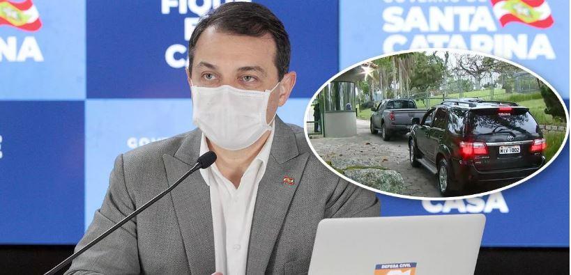 PF cumpre mandados contra governador de SC e outros dois integrantes do governo