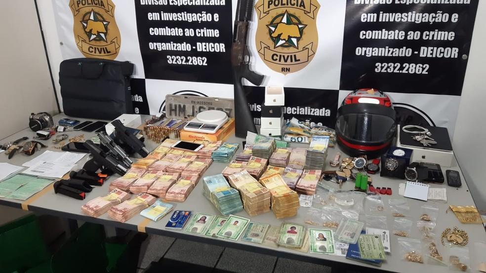 Polícia Civil prende 5 suspeitos de tráfico de drogas, organização criminosa e lavagem de dinheiro na Grande Natal