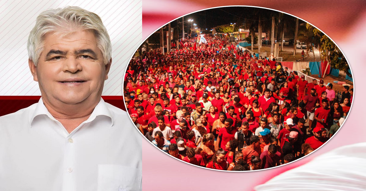 JOÃO ELIAS E LUDUVICO EM AREZ REUNEM MULTIDÃO PELAS PRINCIPAIS RUAS DA CIDADE E FAZEM UM DOS MAIORES COMÍCIOS POLÍTICOS DO MUNICÍPIO