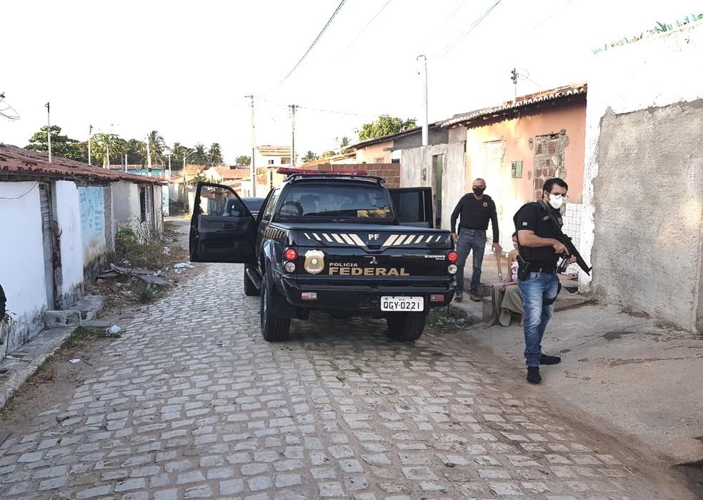 PF cumpre mandados no RN e na PB em operação de combate ao tráfico interestadual de drogas
