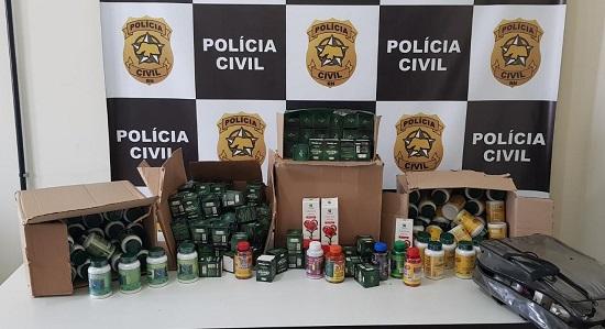 Polícia Civil apreende na Grande Natal mais de 500 medicamentos vendidos de forma irregular