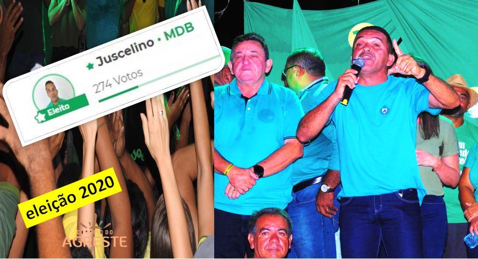 COM O DISCURSO VERDADEIRO, EX - DELEGADO JUSCELINO RÉGIS É ELEITO O VEREADOR MAIS VOTADO DE GEORGINO AVELINO