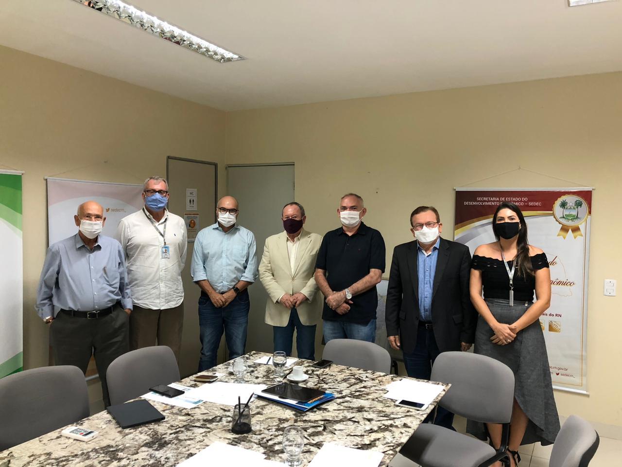 CODERN discute com estado parceria para empresa de pátio de caminhões se instalar no RN