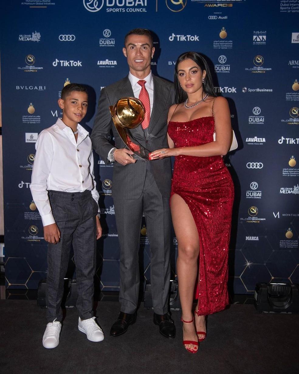 Cristiano Ronaldo dá bronca no filho 