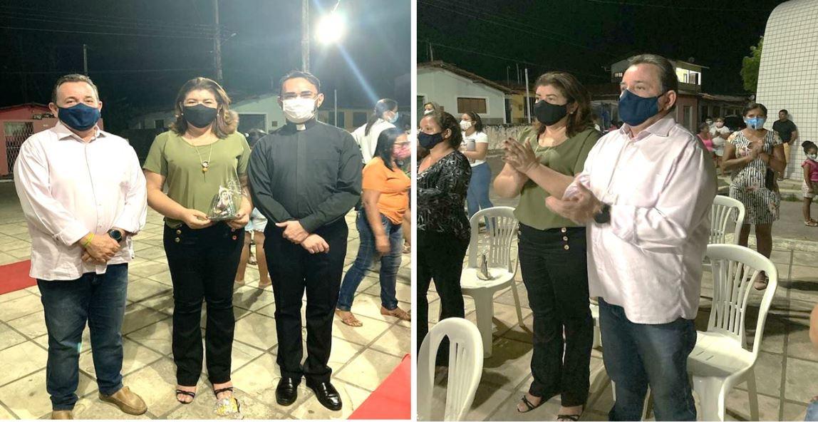 ANTÔNIO FREIRE, PREFEITO ELEITO DE GEORGINO AVELINO PARTICIPOU DO INÍCIO DA FESTA DA PADROEIRA SANTA LUZIA EM CARNAÚBA