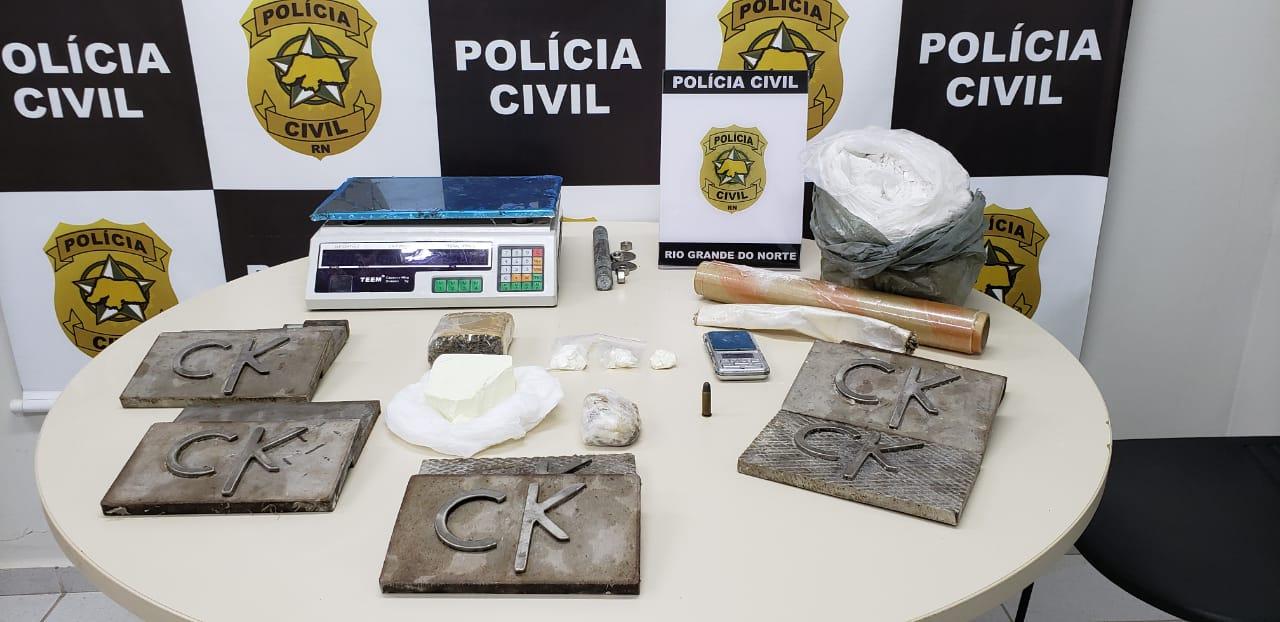 Homem que mantinha refinaria de drogas em casa é preso na zona oeste de Natal