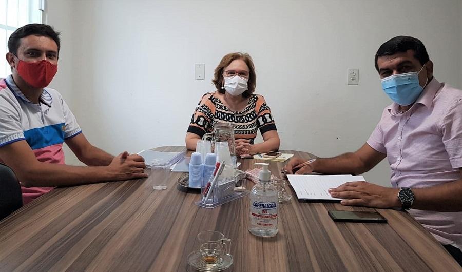 PREFEITO ELEITO DE TENENTE LAURENTINO É RECEBIDO PELA SENADORA ZENAIDE MAIA