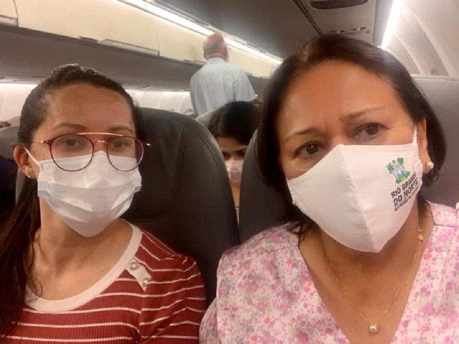 APÓS APROVAÇÃO DA ANVISA, GOVERNADORA DO RN VIAJA PARA SÃO PAULO PARA ATO SIMBÓLICO DE RECEBIMENTO DAS VACINAS